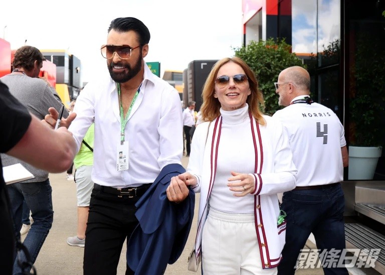 辣妹成員Geri都有去睇賽車。